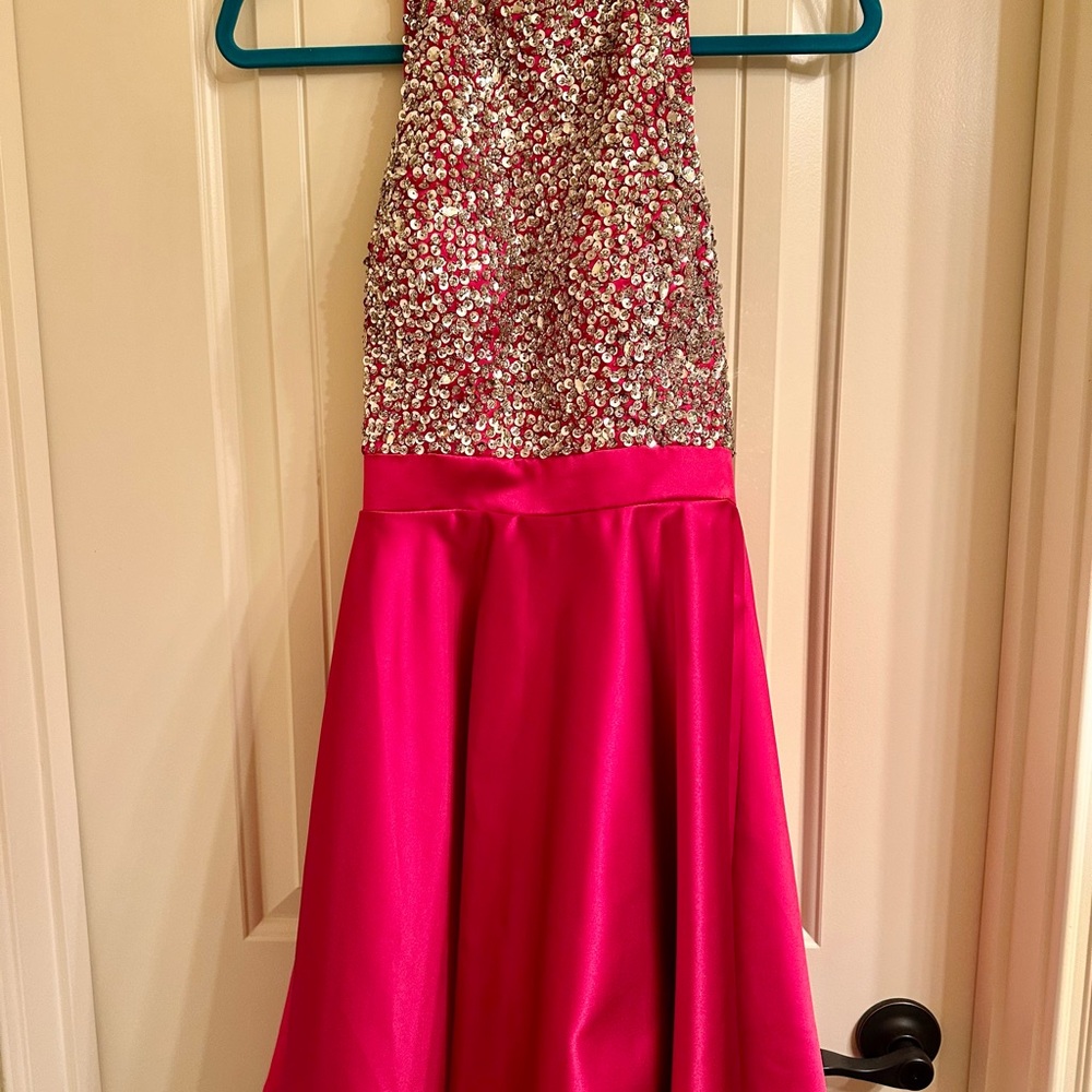 Stunning Red Sequin Formal Dress